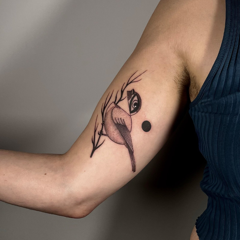 Tattoo by lar.uh — custom animal portrait