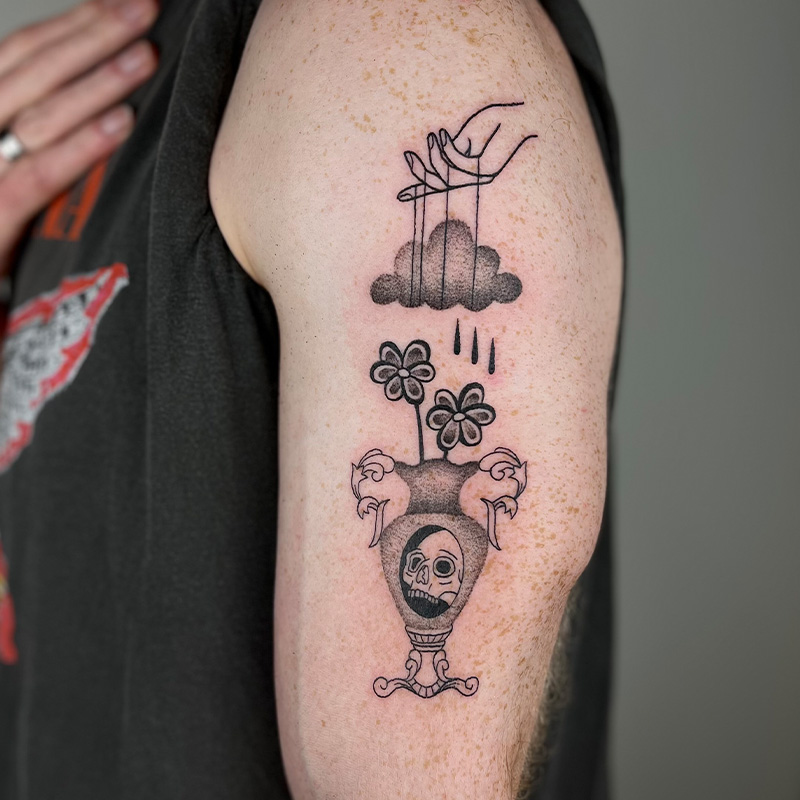 Tattoo by lar.uh — delicate linework tattoo